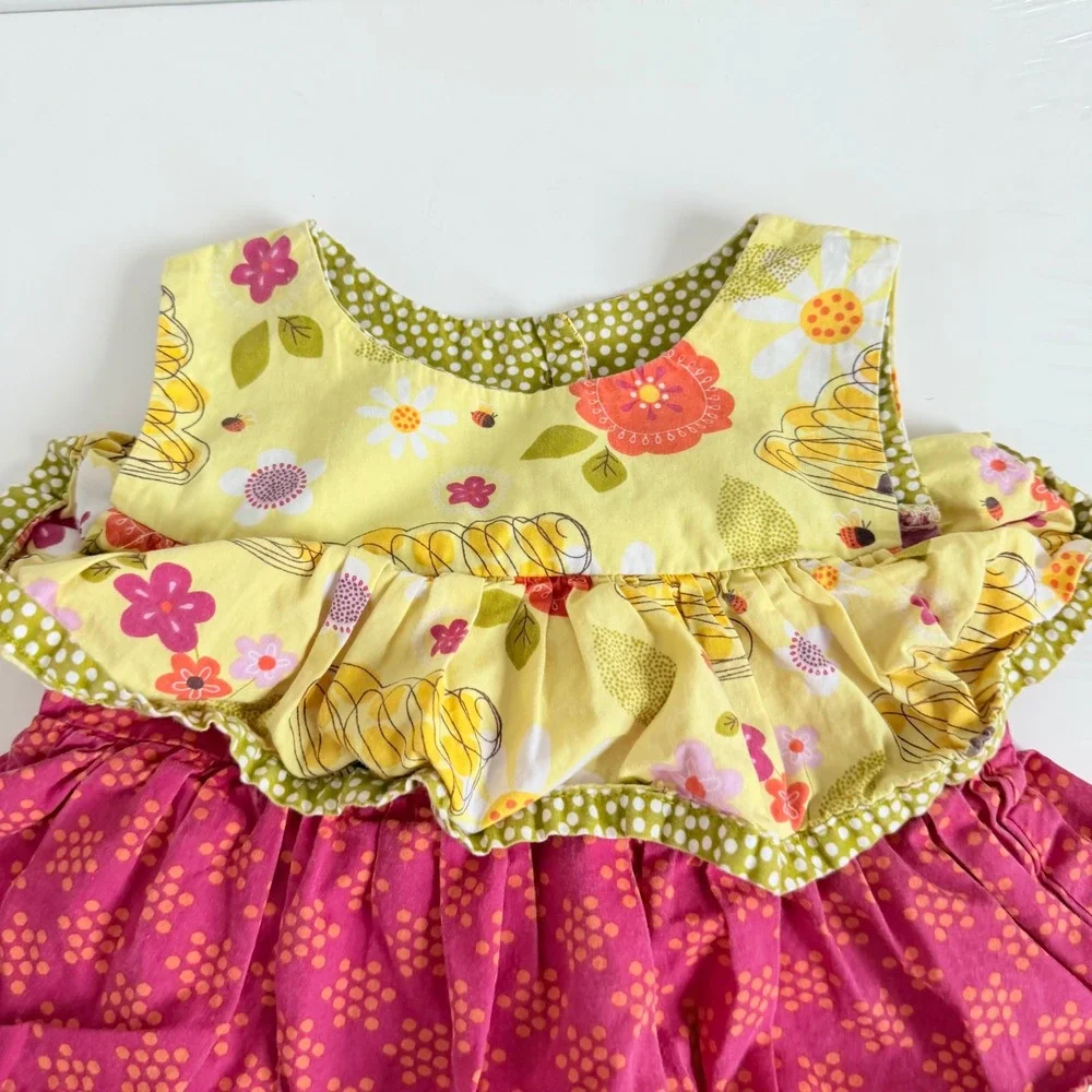 Jelly The Pug Tiered Girls Dress Size 4T‎